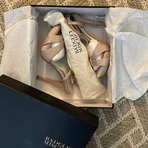 BADGLEY MISCHKA Indigo II stiletto heels sz 6